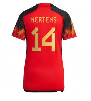 Lacne Ženy Futbalové dres Belgicko Dries Mertens #14 MS 2022 Krátky Rukáv - Domáci